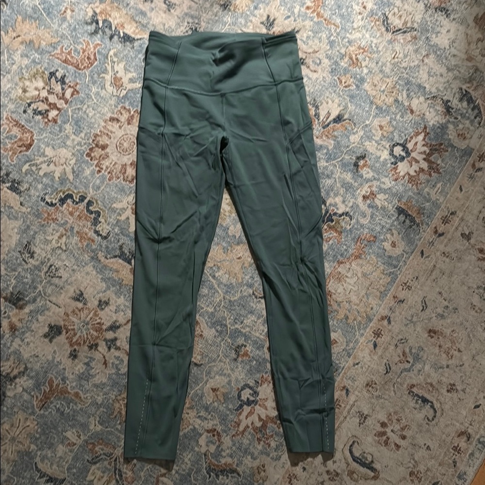 Lululemon Green Athletic Leggings